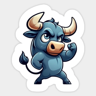 Cute Bull Sticker